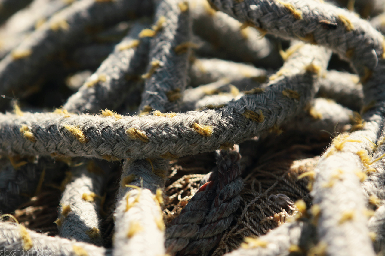 Gran Canaria - Puerto de Mogan Foto von Gran Canaria Puerto de Mogan Fischer Seile
